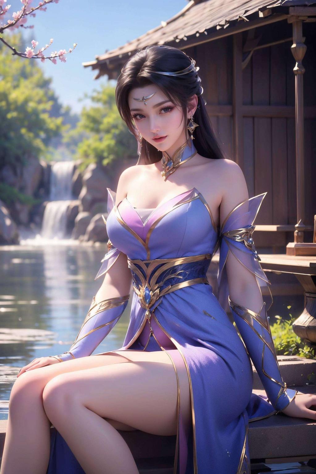 灵动如仙玉面婀娜