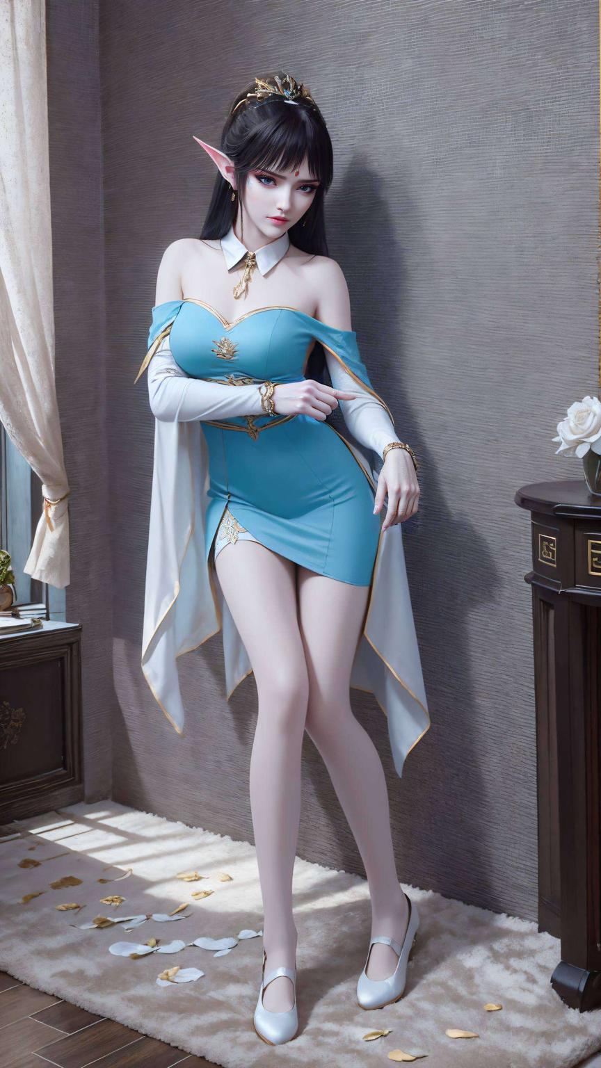 免费下载哦！看这细腻的线条凤清儿的美貌和气质都被完美呈现啦！