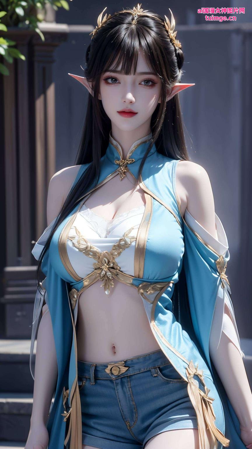 大家好！今天给大家带来一组超级养眼的壁纸——AI国漫女神凤清儿泳装高清壁纸！看看这清凉的夏日风情
