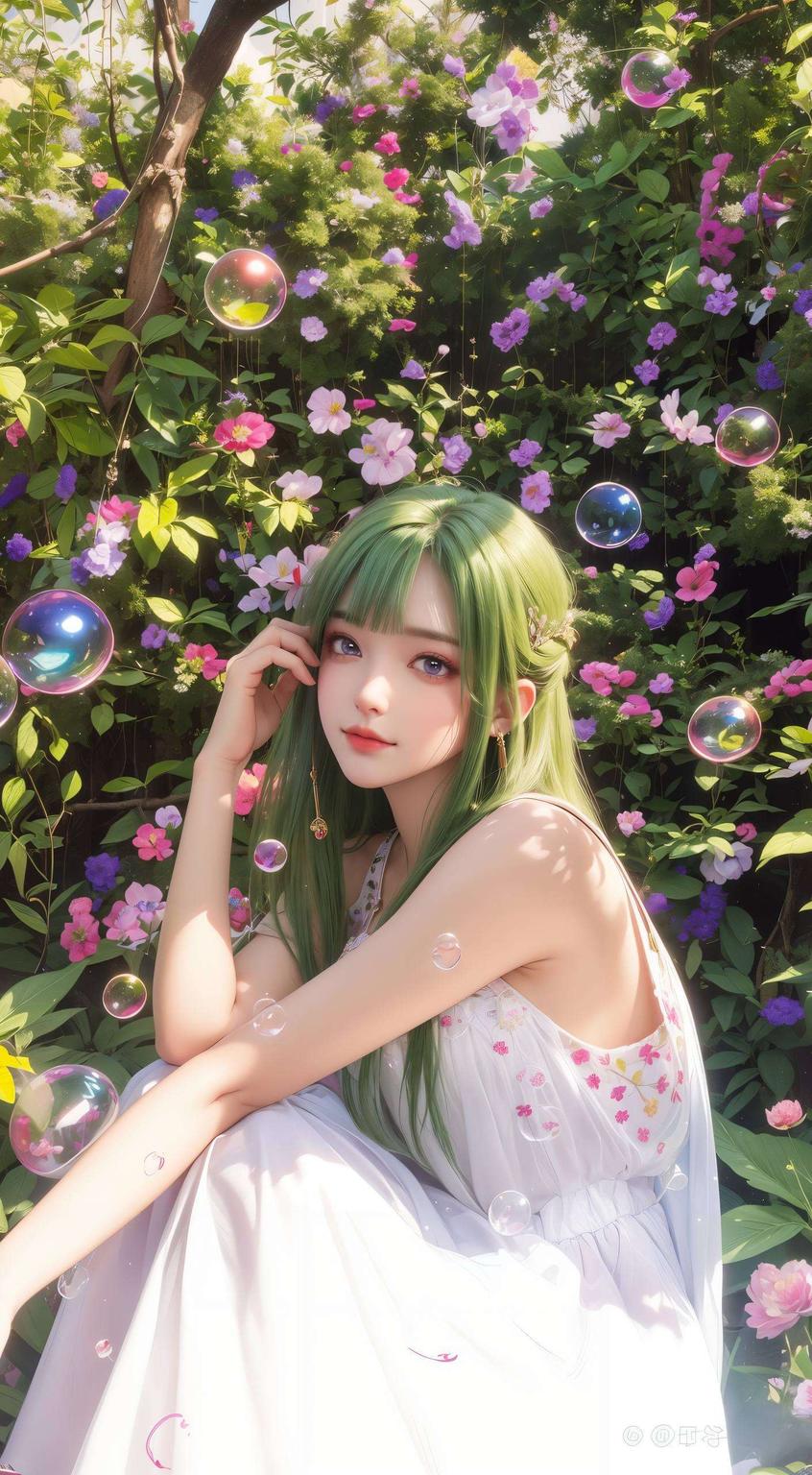 让你的手机桌面瞬间焕然一新！”今天给大家带来一组对眼睛超友好的免费壁纸合集！🌟 看看这芙蕖建模的超清图片