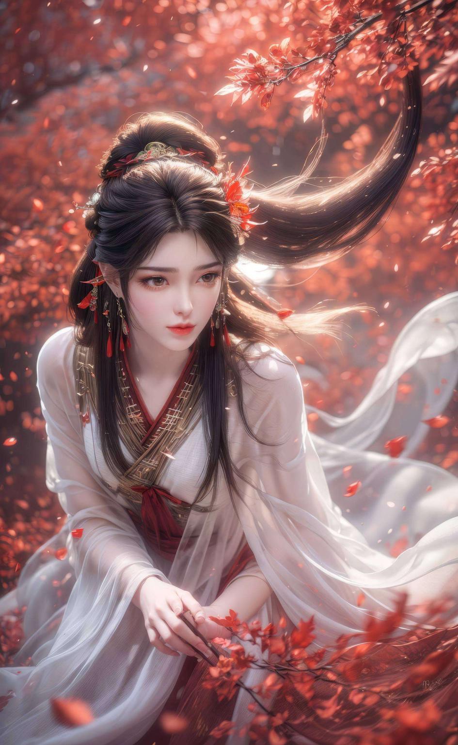 仿佛能感受到火灵儿的活力四溢灵动的光影