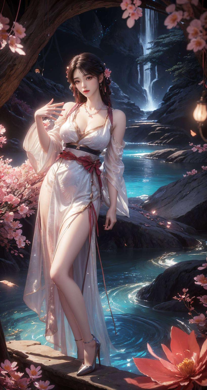 古典韵味与现代科技完美融合火灵儿cos采桑女
