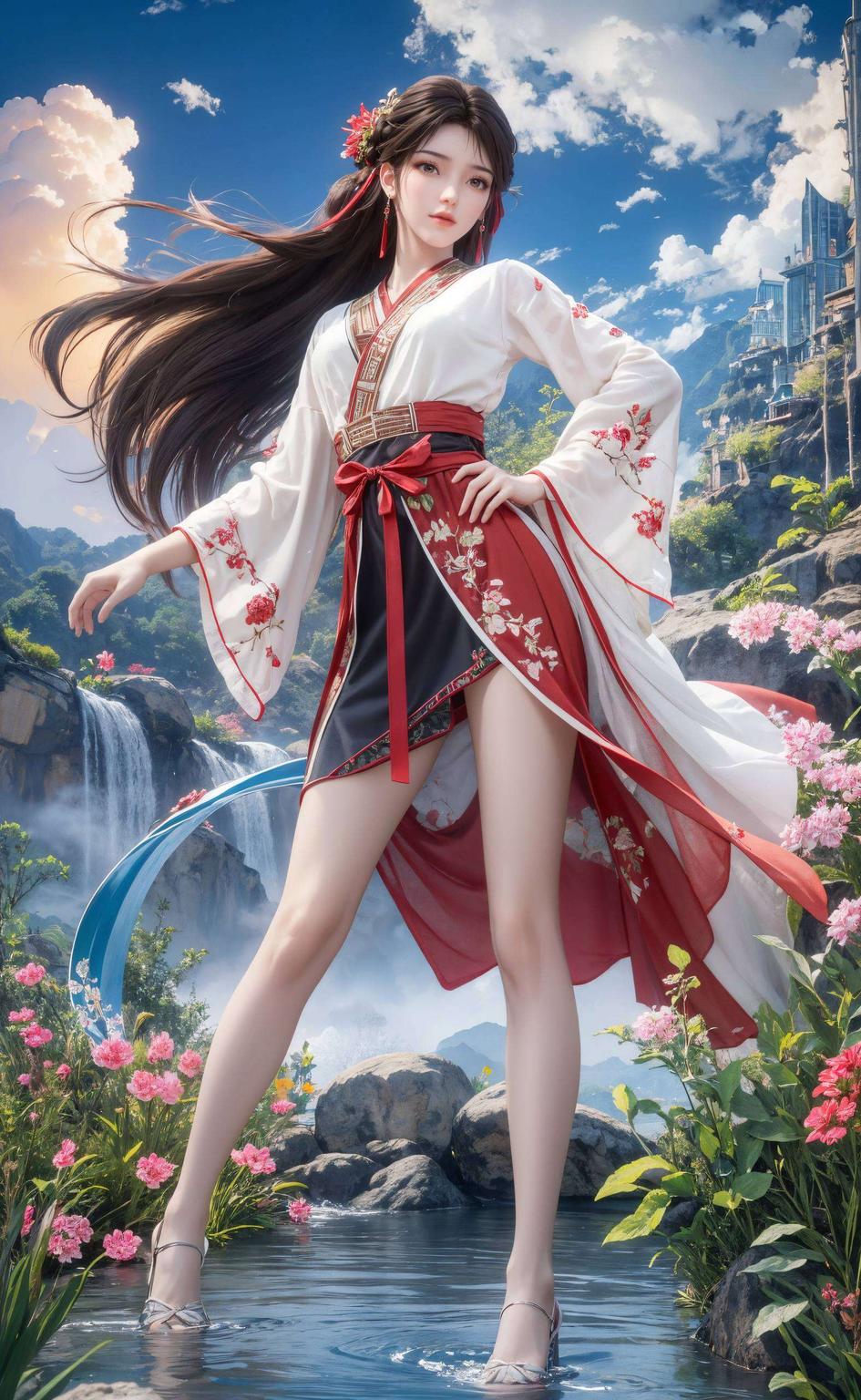 火灵儿舞动火焰石昊坚如磐石