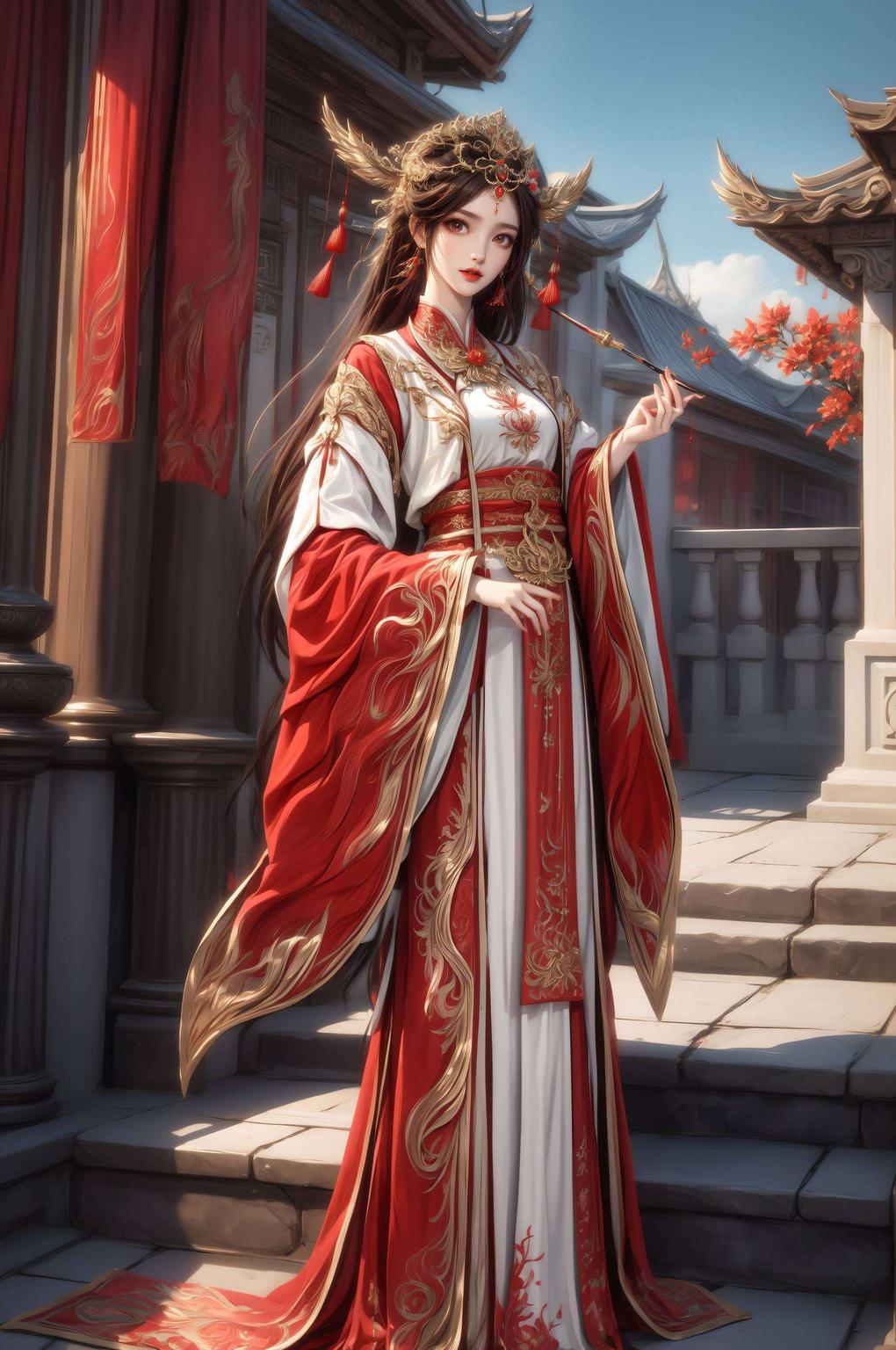 这款壁纸以火灵儿的灵动美眸为焦点尽显少女的柔美与力量