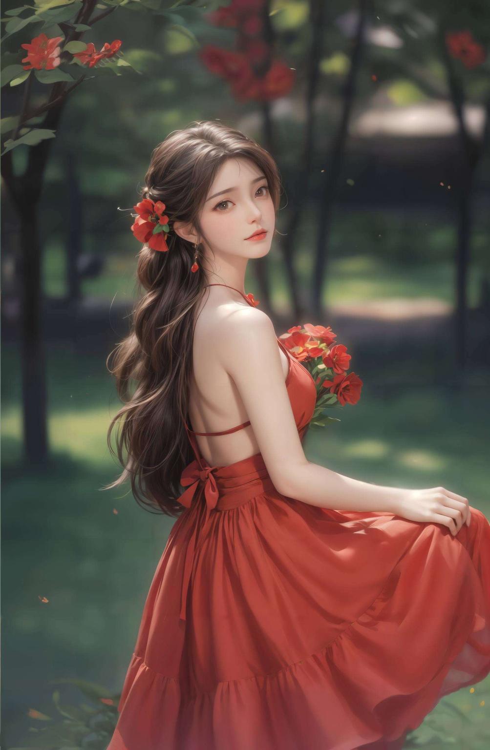 这款火灵儿哭了壁纸都是高清的温柔呢！