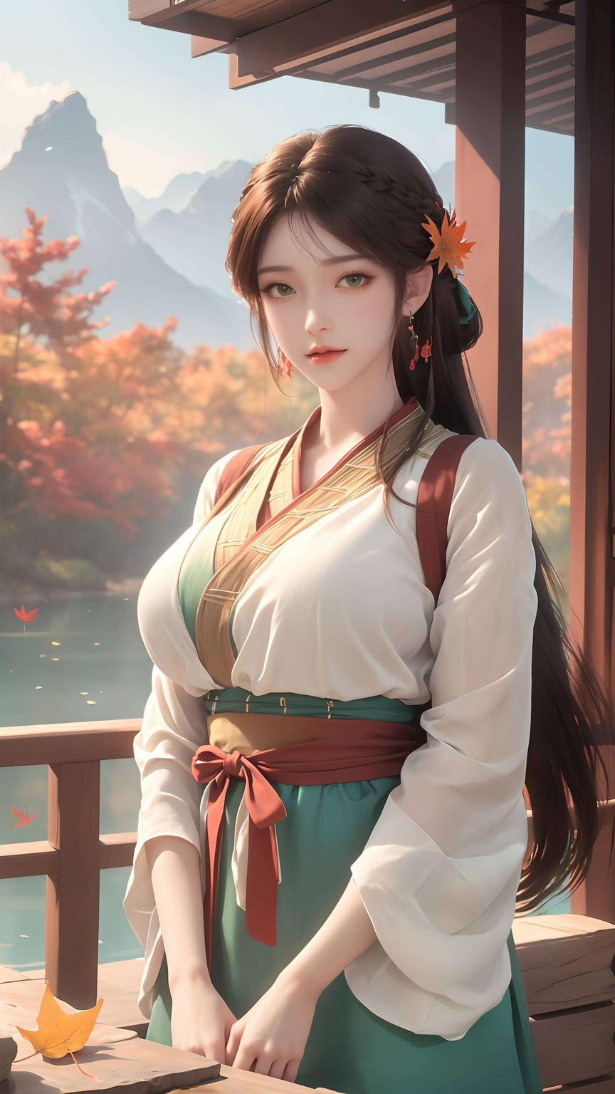 美图一网打尽火灵儿身材壁纸