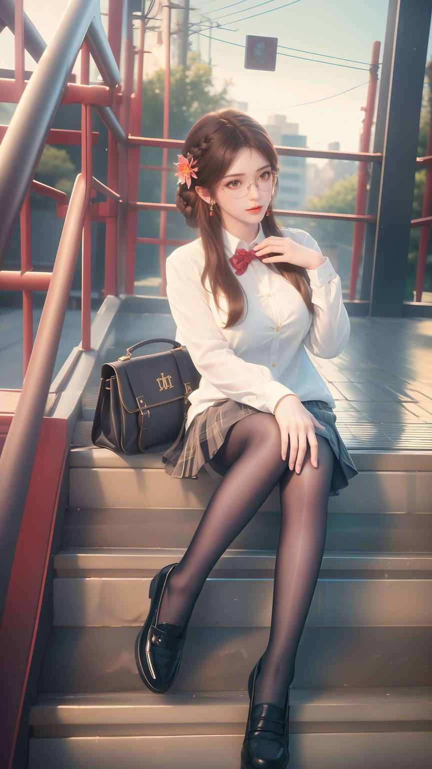 翠意盎然灵动眼神
