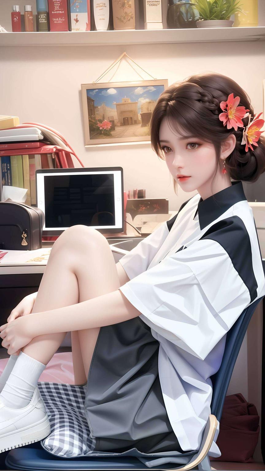 灵动可爱火灵儿4k超清壁纸