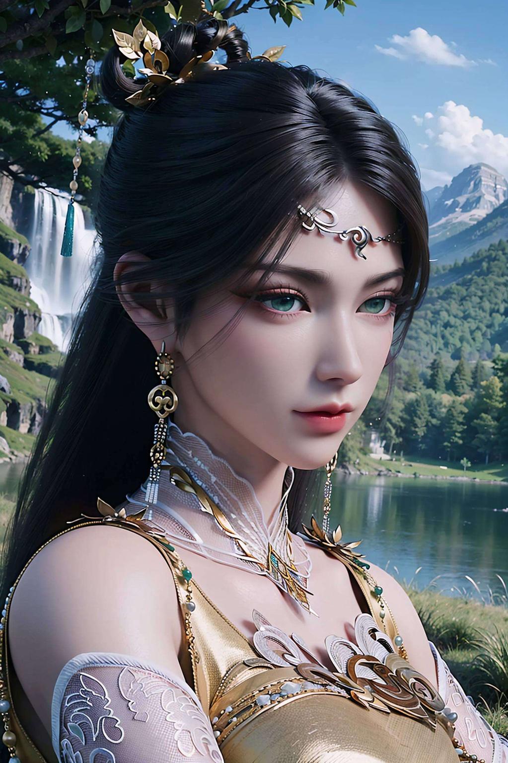细腻画风尽显国漫之美金瓶儿4K高清全屏壁纸