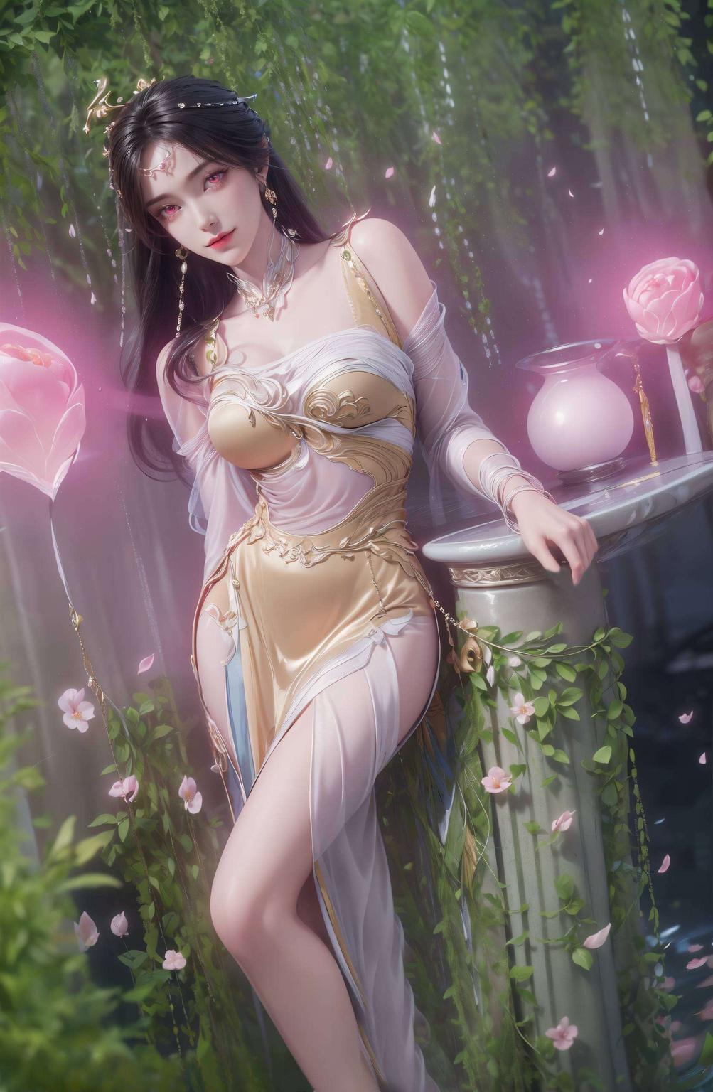 金瓶儿动漫风壁纸高清细腻