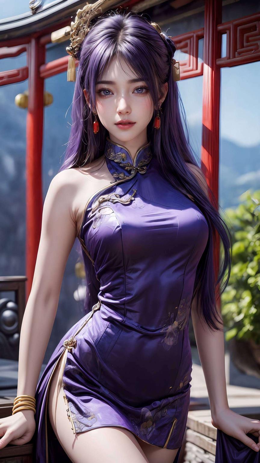 淡雅色调看姬紫月壁纸图文