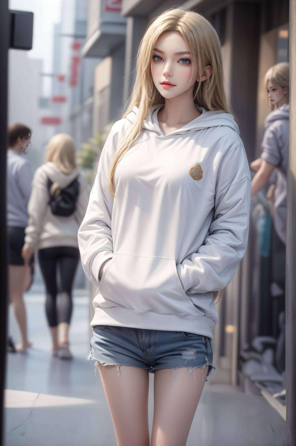 正面凯莎英姿壁纸唯美呈现