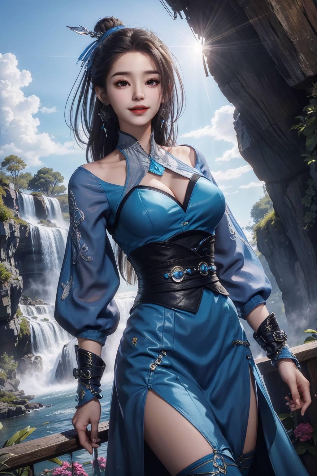 主角是我们美美的蓝灵娥！高清主题照片每一张都是视觉盛宴