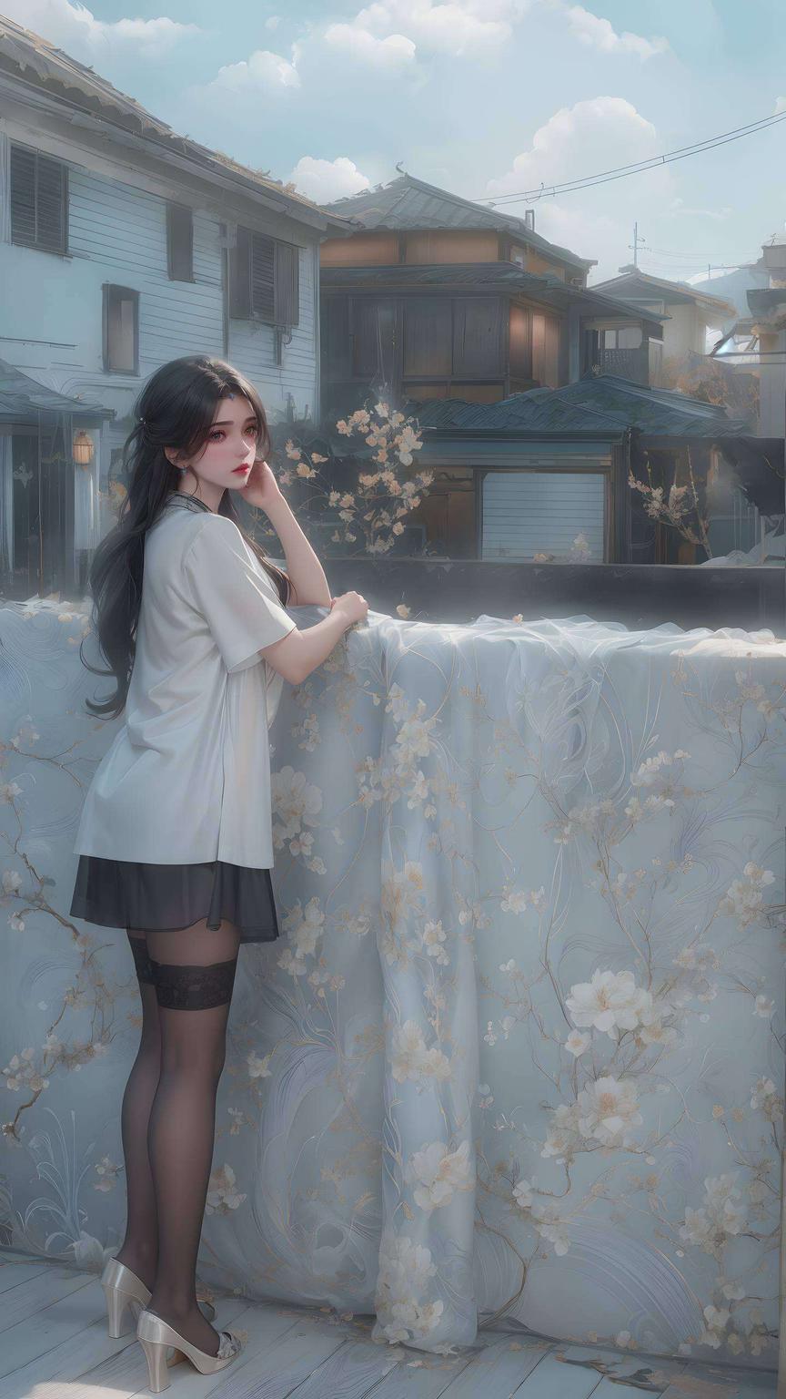 主角是李慕婉哦！淡雅的花朵背景让你的设备瞬间焕发青春活力！