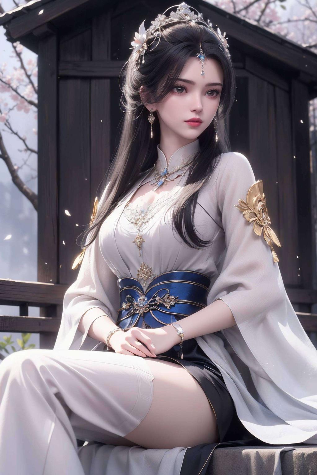 粉色梦幻李慕婉高清壁纸