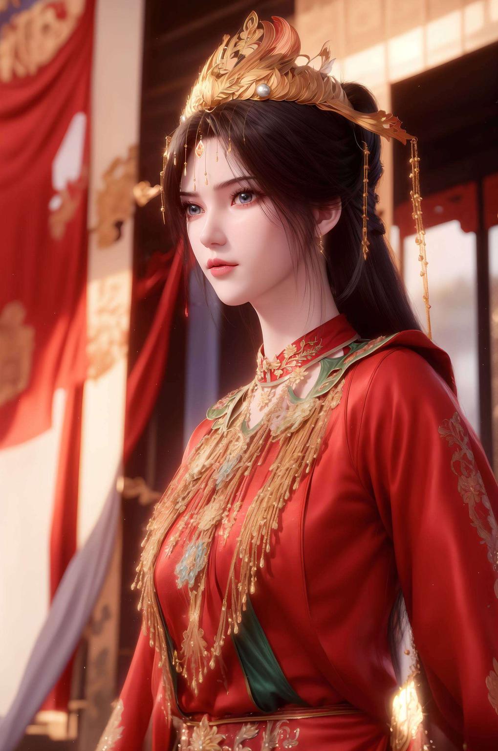 主角是我们AI国漫女神李慕婉