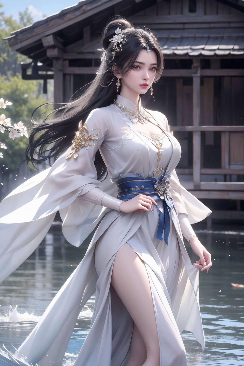 清新的小森林背景