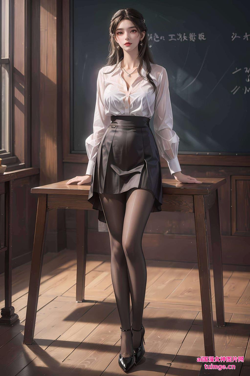 苹果Ins风满满！看这款李慕婉泳装壁纸简直让人一见倾心！