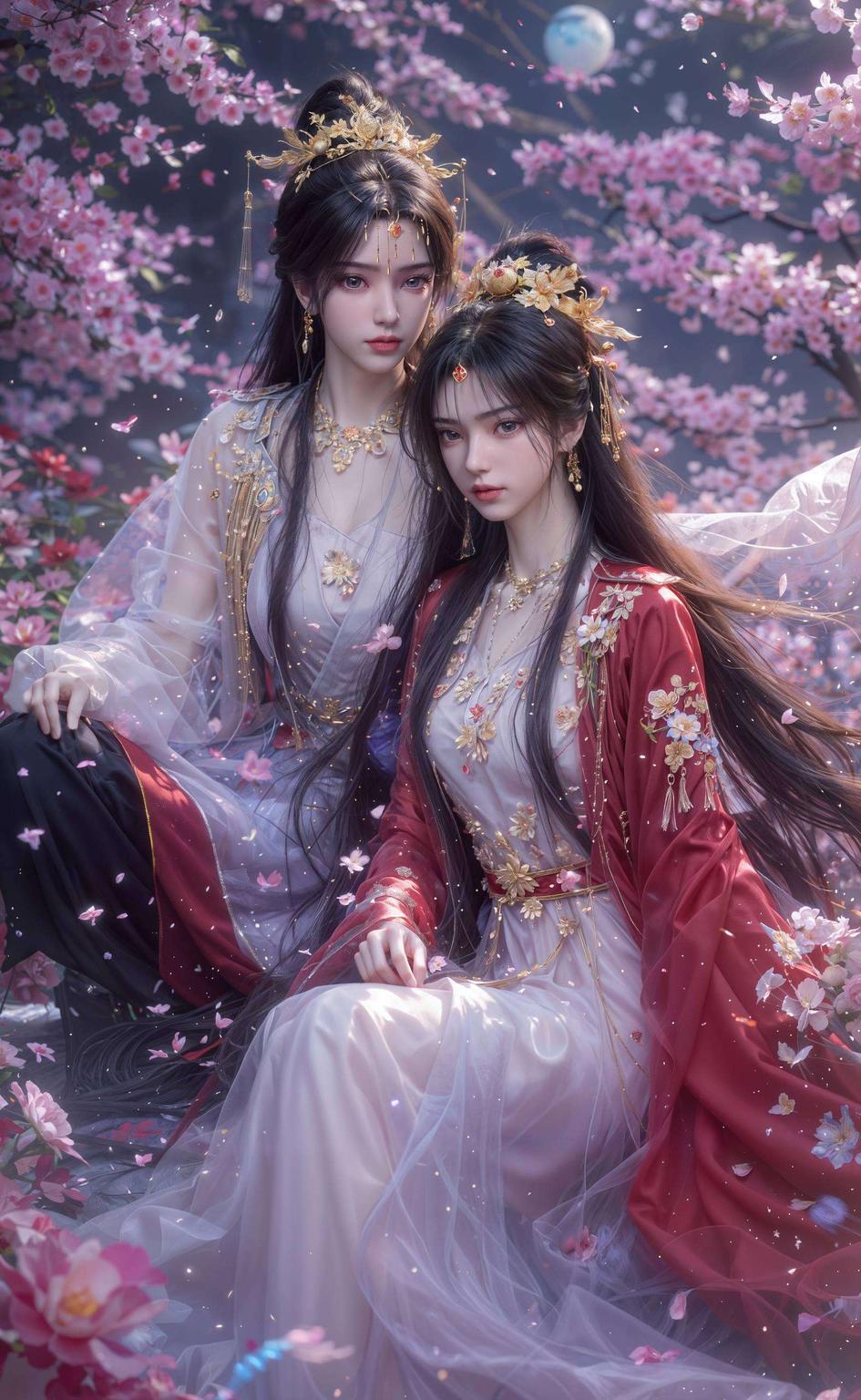 画面中李慕婉大婚的动态壁纸既浪漫又护眼