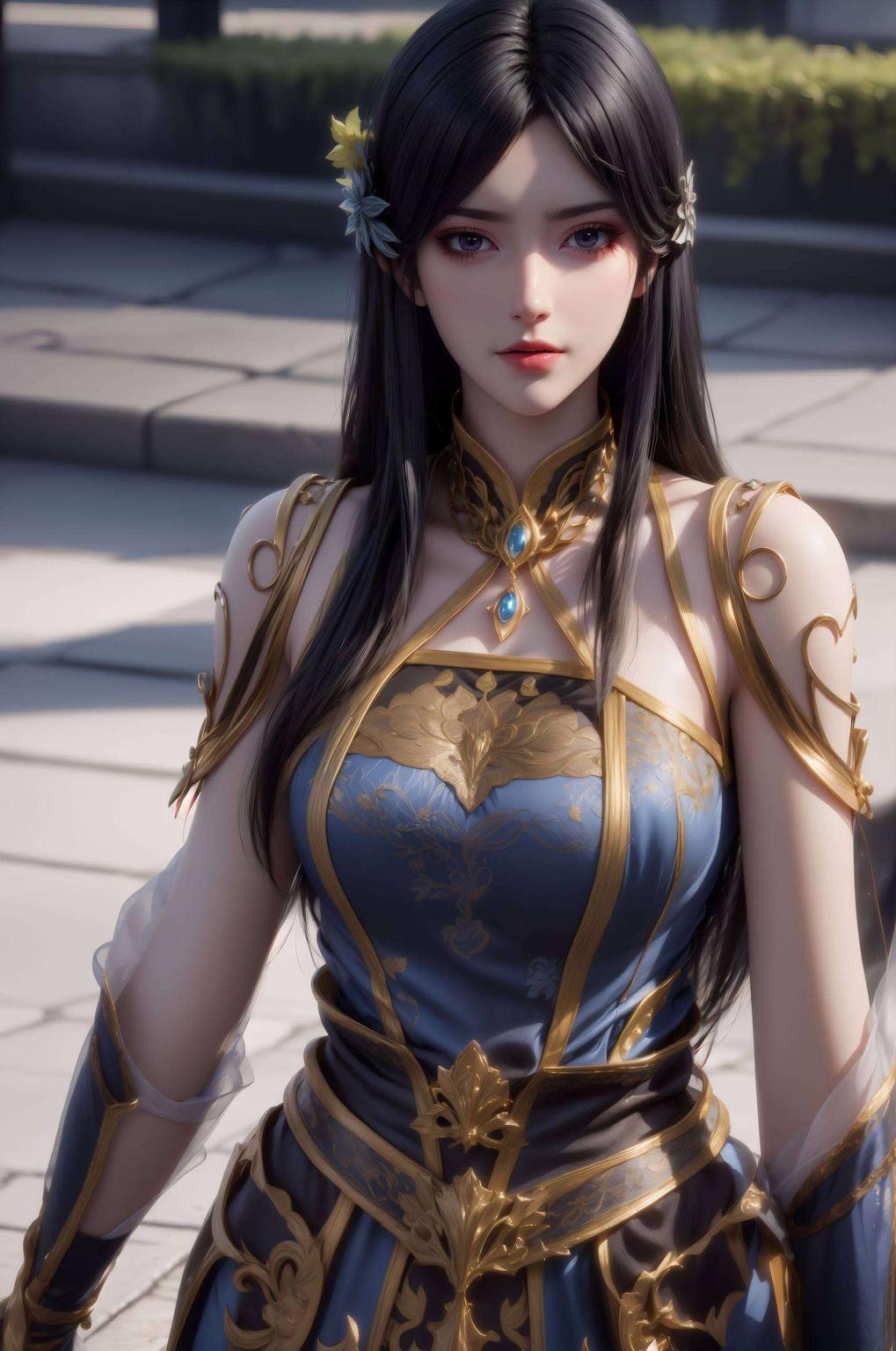 灰蓝调的背景映衬出心灵的孤寂与深情