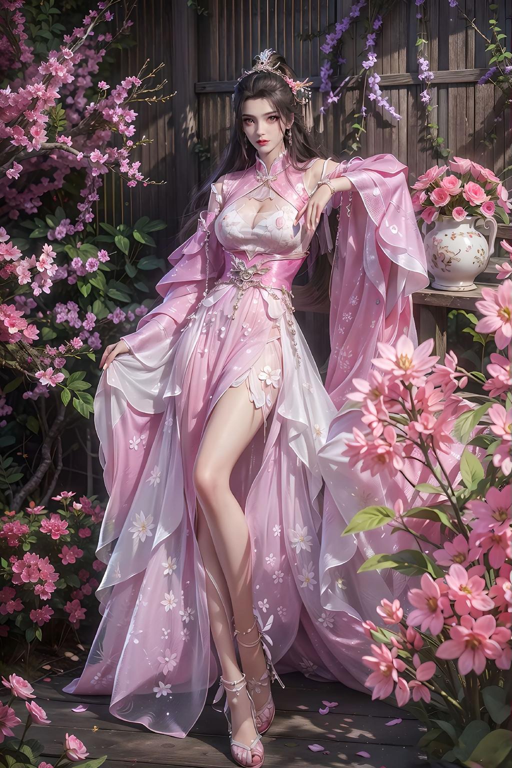 给大家带来一款国风之美——【仙逆柳眉草丛】！画面中美不胜收！快来感受这独特的东方韵味吧！