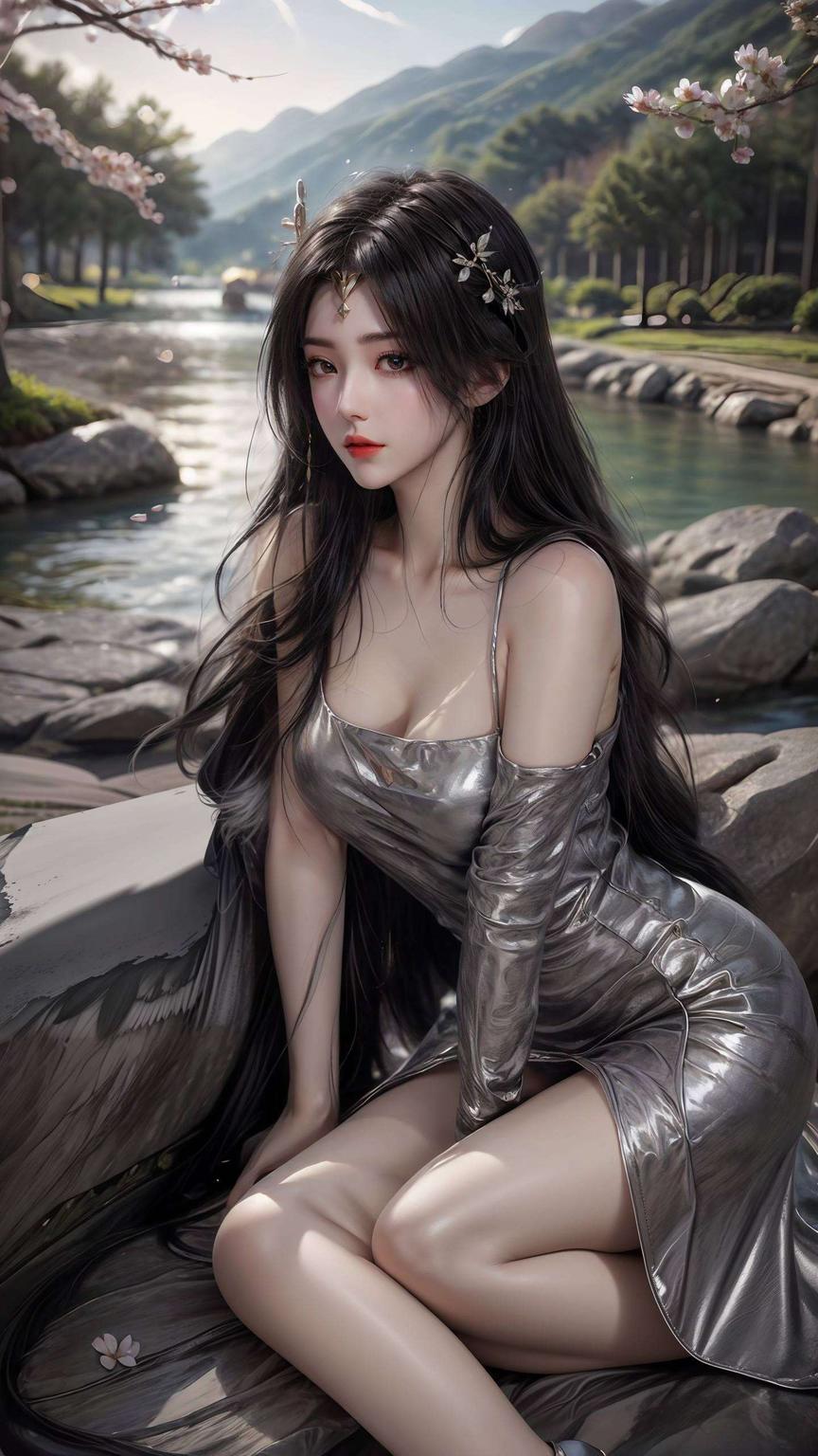 柳神睁眼电脑壁纸瞬间焕发二次元魅力