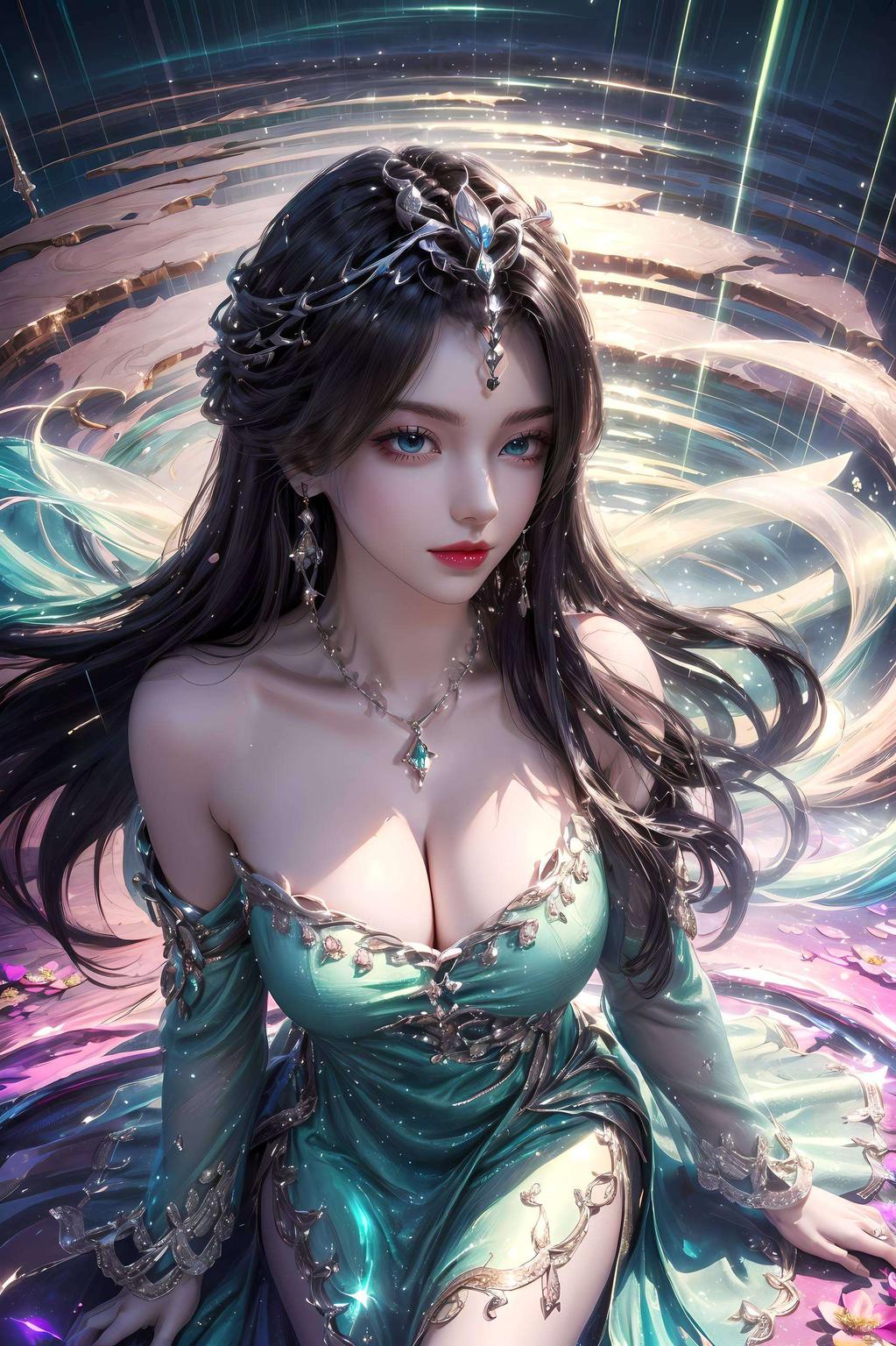 绿意盎然的柳枝仿佛置身仙境！