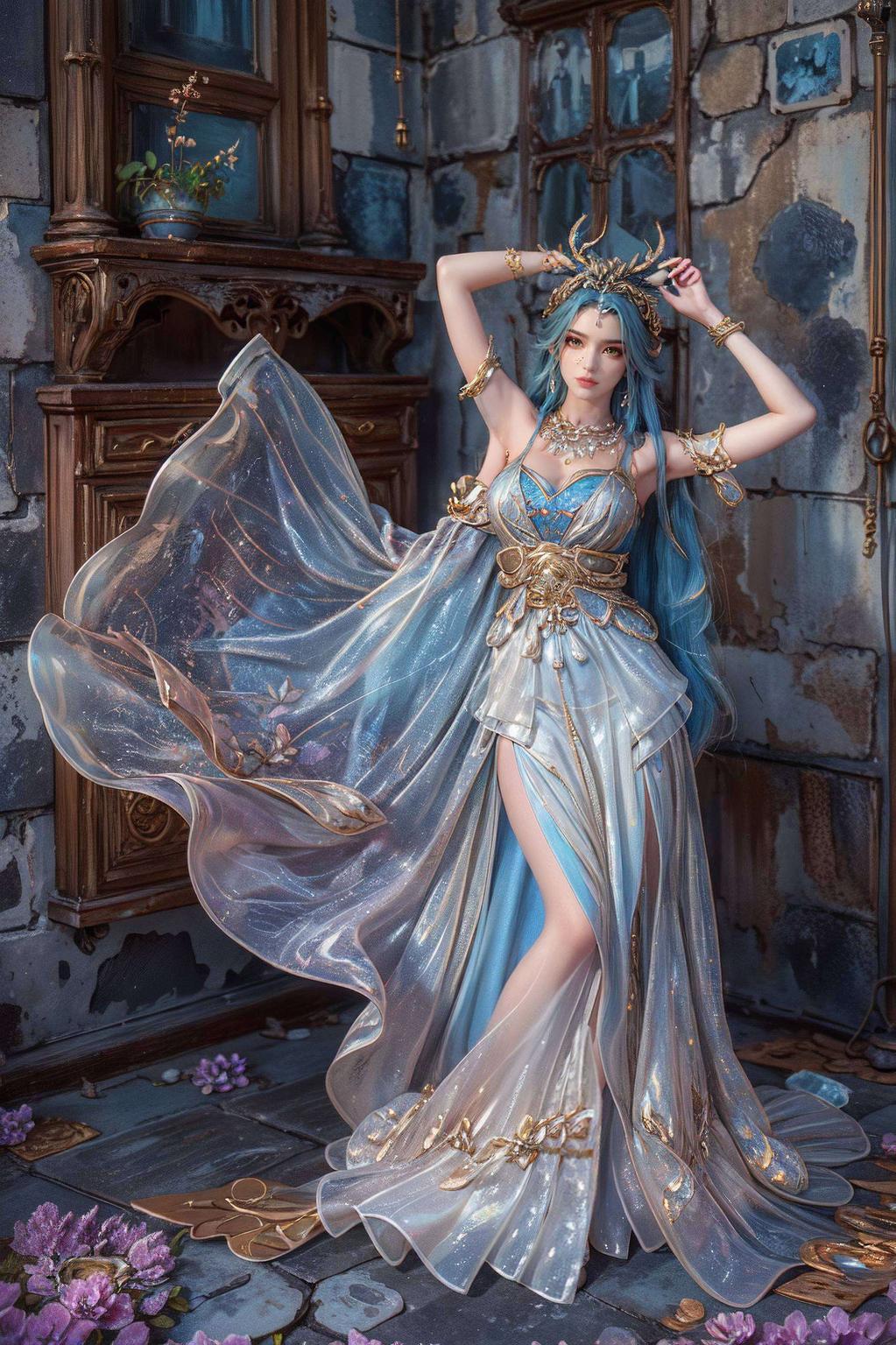 斗破苍穹龙女翩翩起舞苹果桌面瞬间焕新！