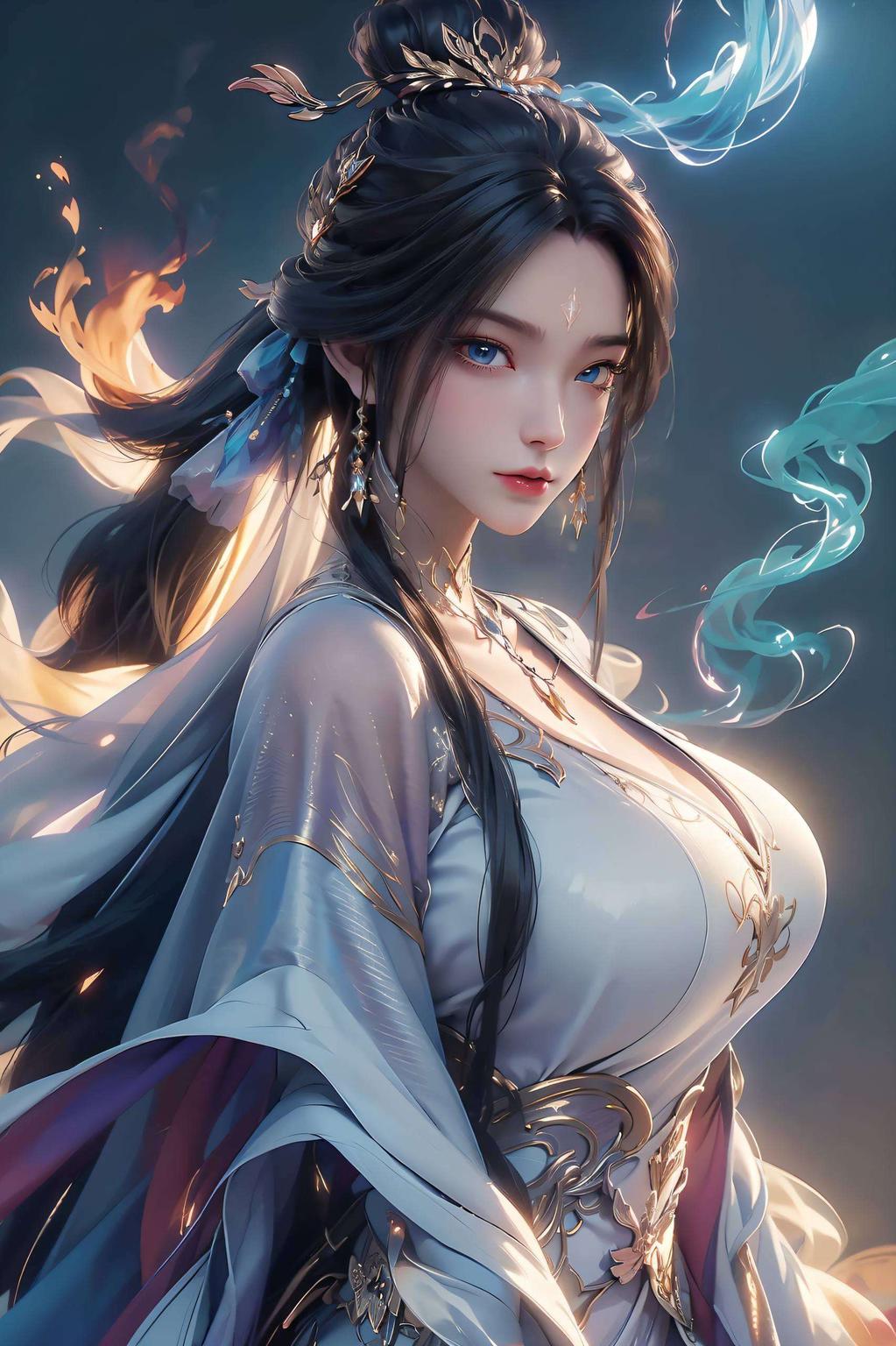 让人一见倾心那飘逸的衣袂、深邃的眼神