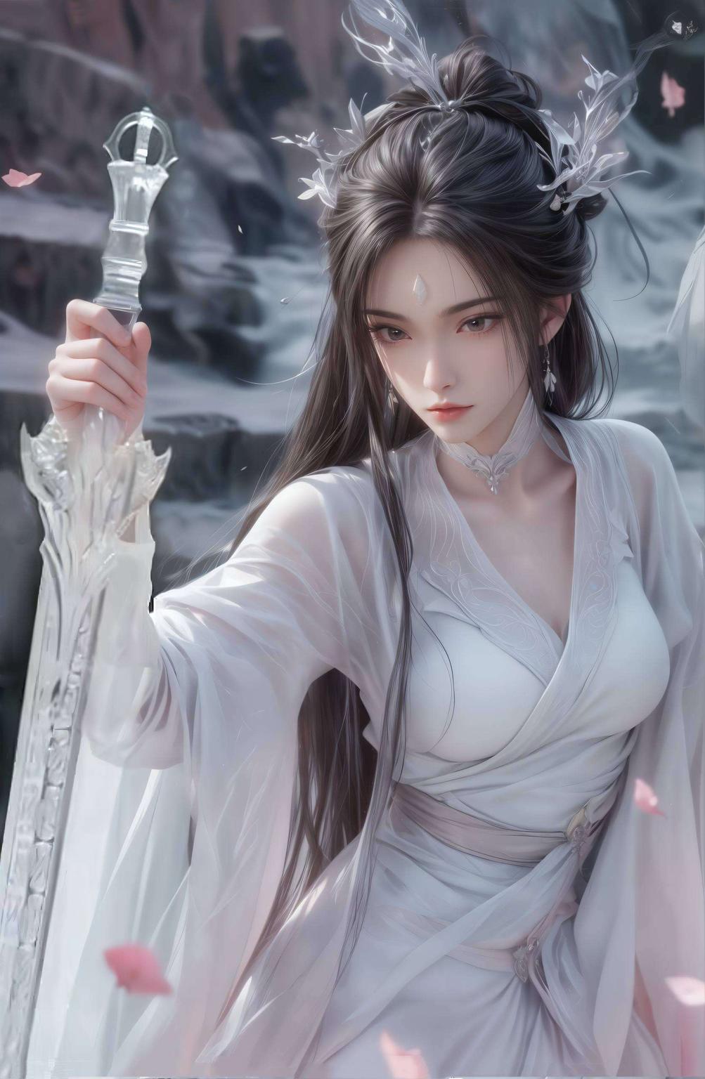 陆雪琪舞剑手机炫彩