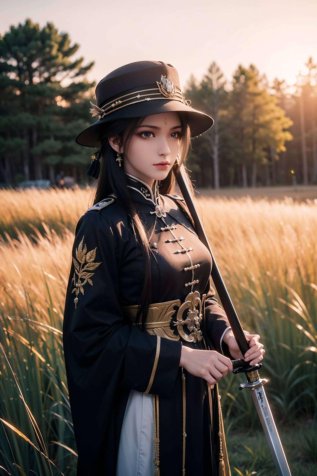快来看看这精致的服饰和婉约的气质吧！