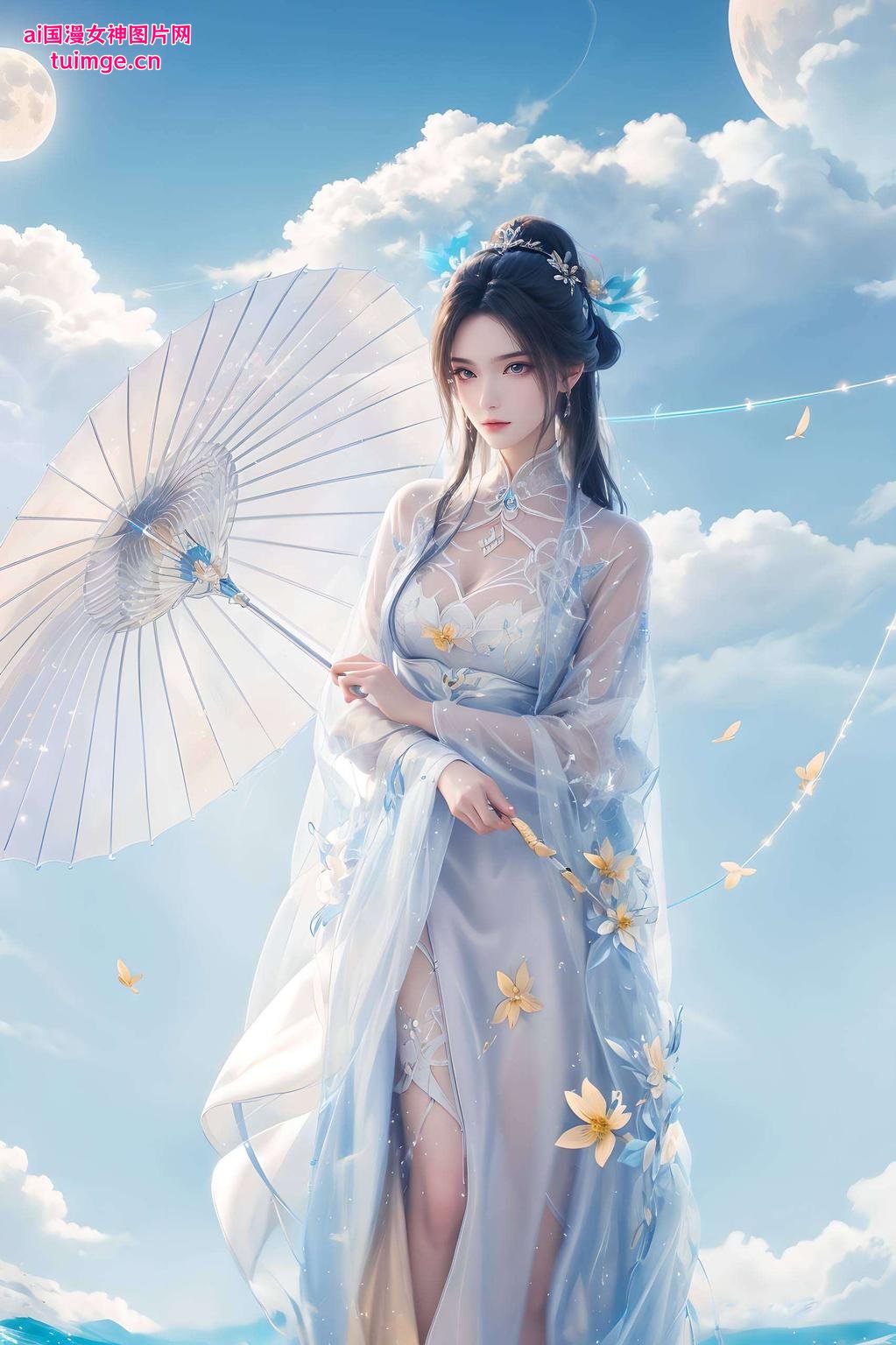 CG呈现！诛仙世界里的白衣仙女风华绝代