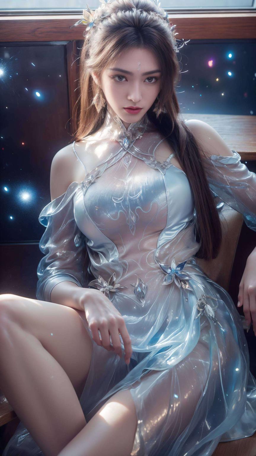 陆雪琪那清丽的身影仿佛要从屏幕中走出来美得让人心动！
