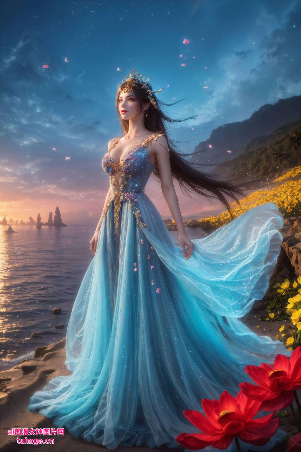 一抹青翠让你沉浸于蛇女的神秘魅力
