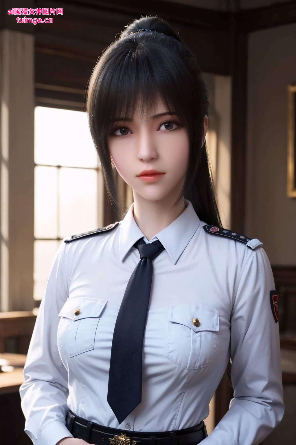 动态漫画里的雄兵连琪琳色彩搭配恰到好处
