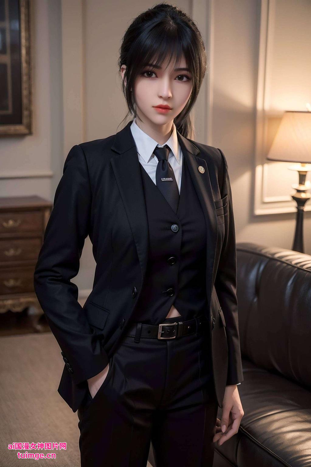 让你的桌面瞬间活力满满！✨ 快来换上琪琳的壁纸今天给大家带来一款超萌的电脑壁纸！🎉 琪琳小可爱来啦！雄兵连的萌系卡通版