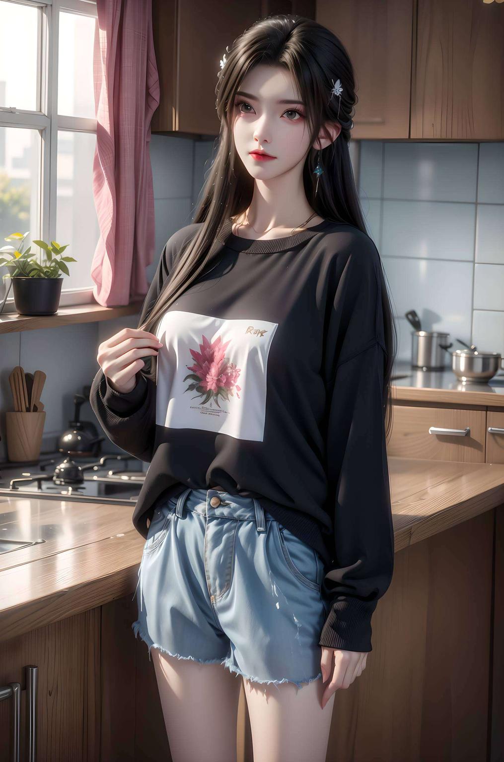 仙气十足；第二张云曦翩翩起舞