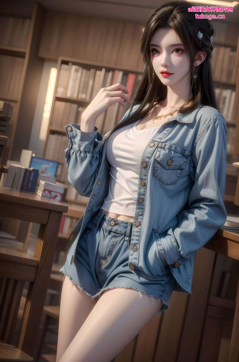 手机锁屏间清漪高清修复壁纸