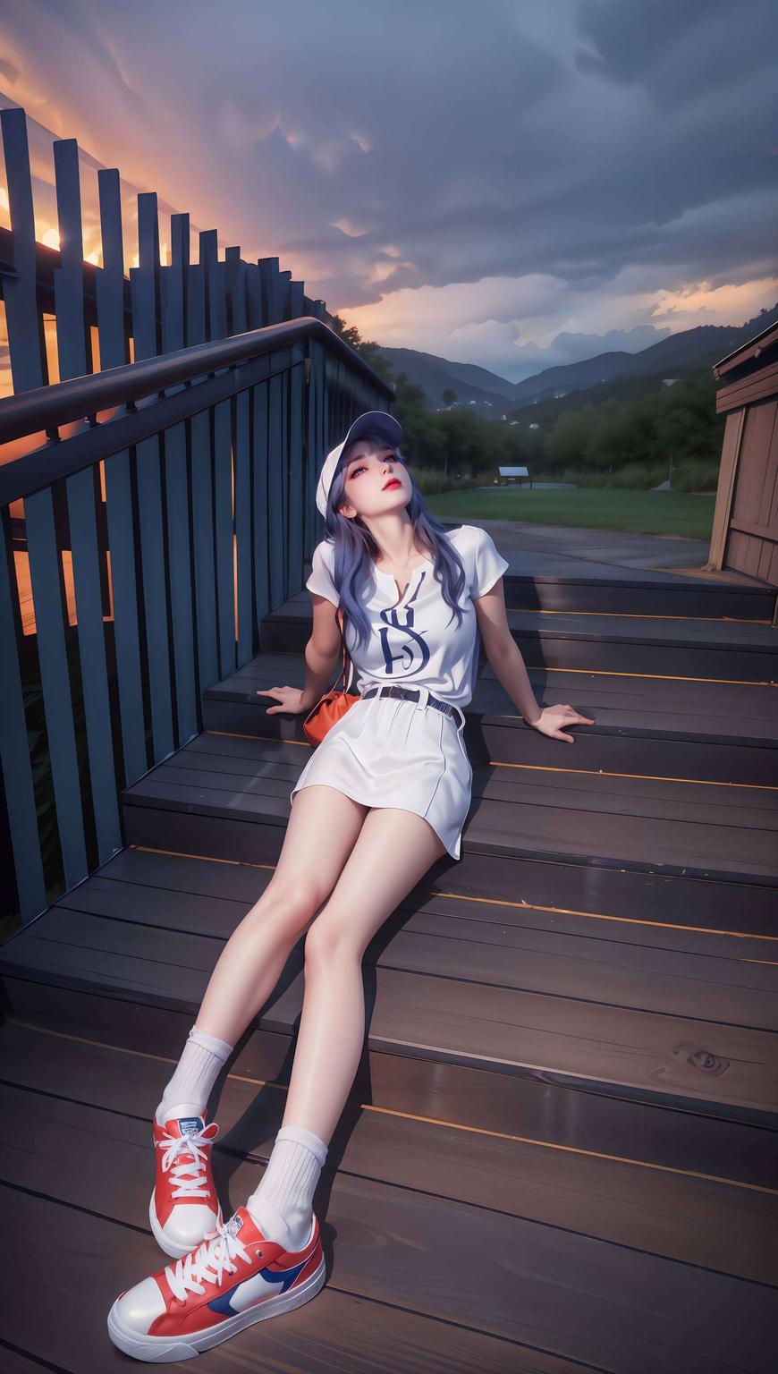 瞬间提升颜值主角是我们可爱的圣采儿哦！全身照简直萌化人心