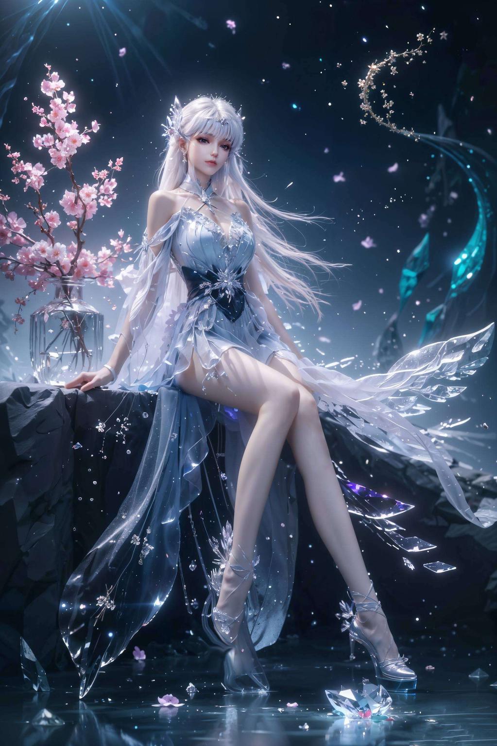 粉色花瓣围绕简直让人少女心爆棚