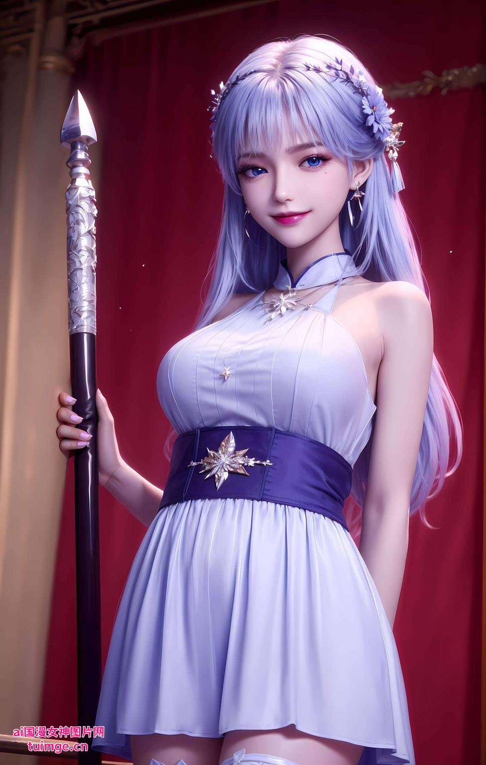 圣采儿眼睛重见光明清透如初