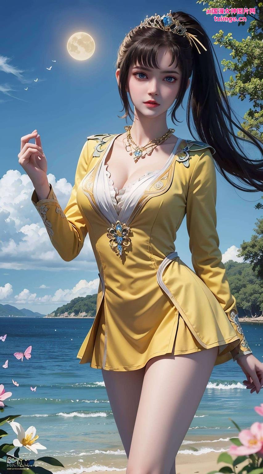 让人眼前一亮壁纸上的她仿佛要从屏幕中跃然而出