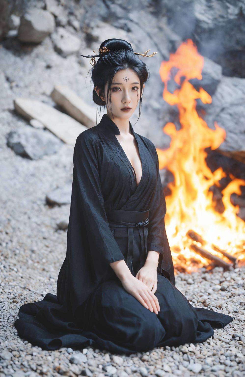 四妹穿上那套缤纷的泳衣就像夏日海滩上最闪耀的风景