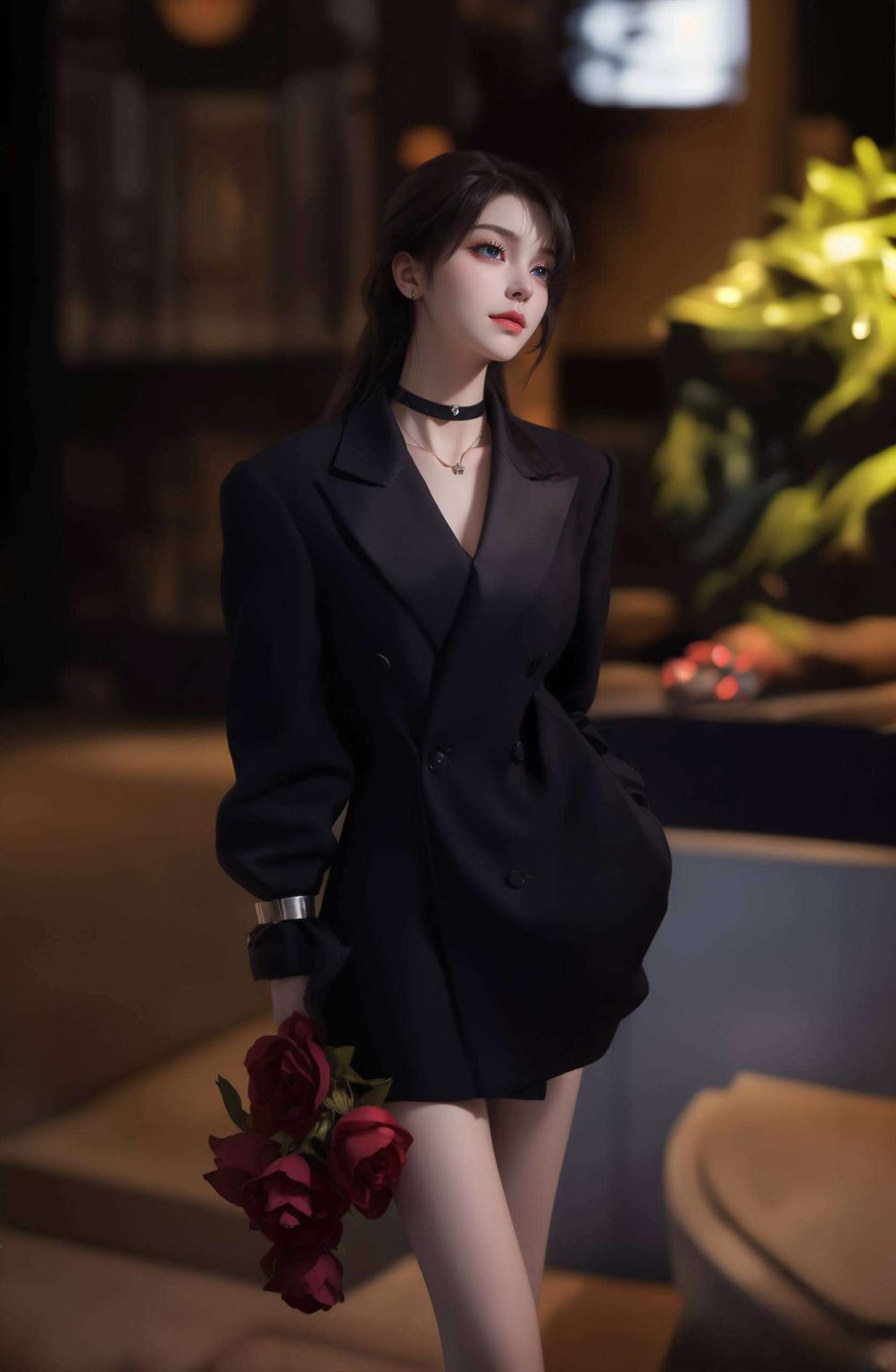 柔美身姿清新风格