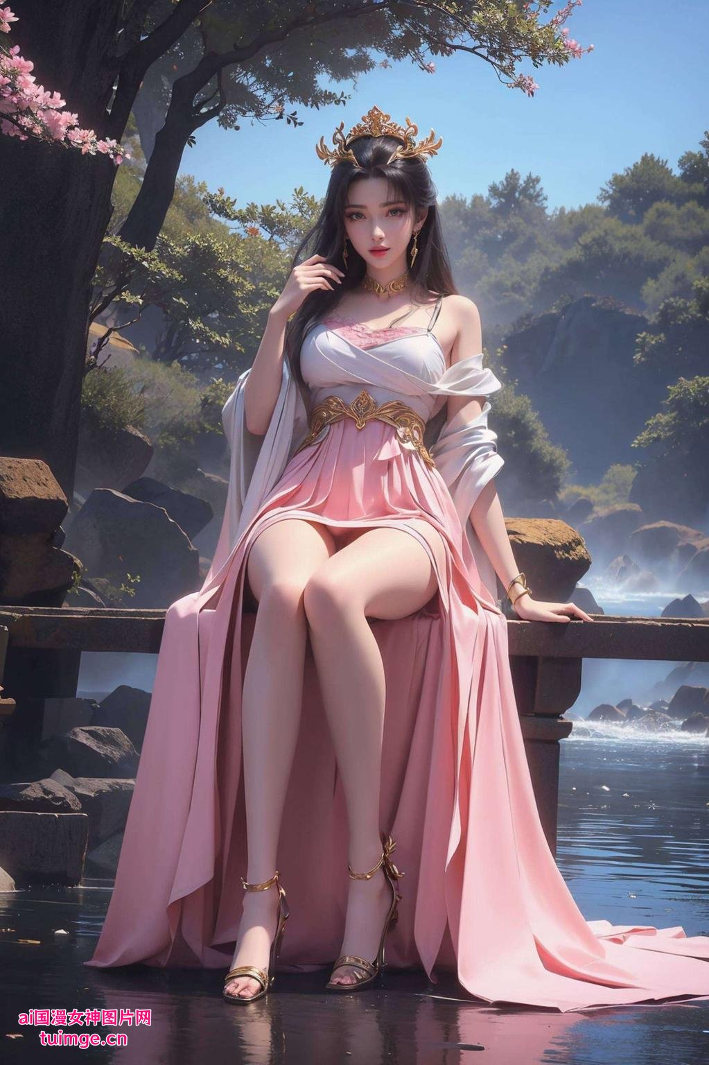 尽显仙姿为你的平板桌面增添一份神秘魅力