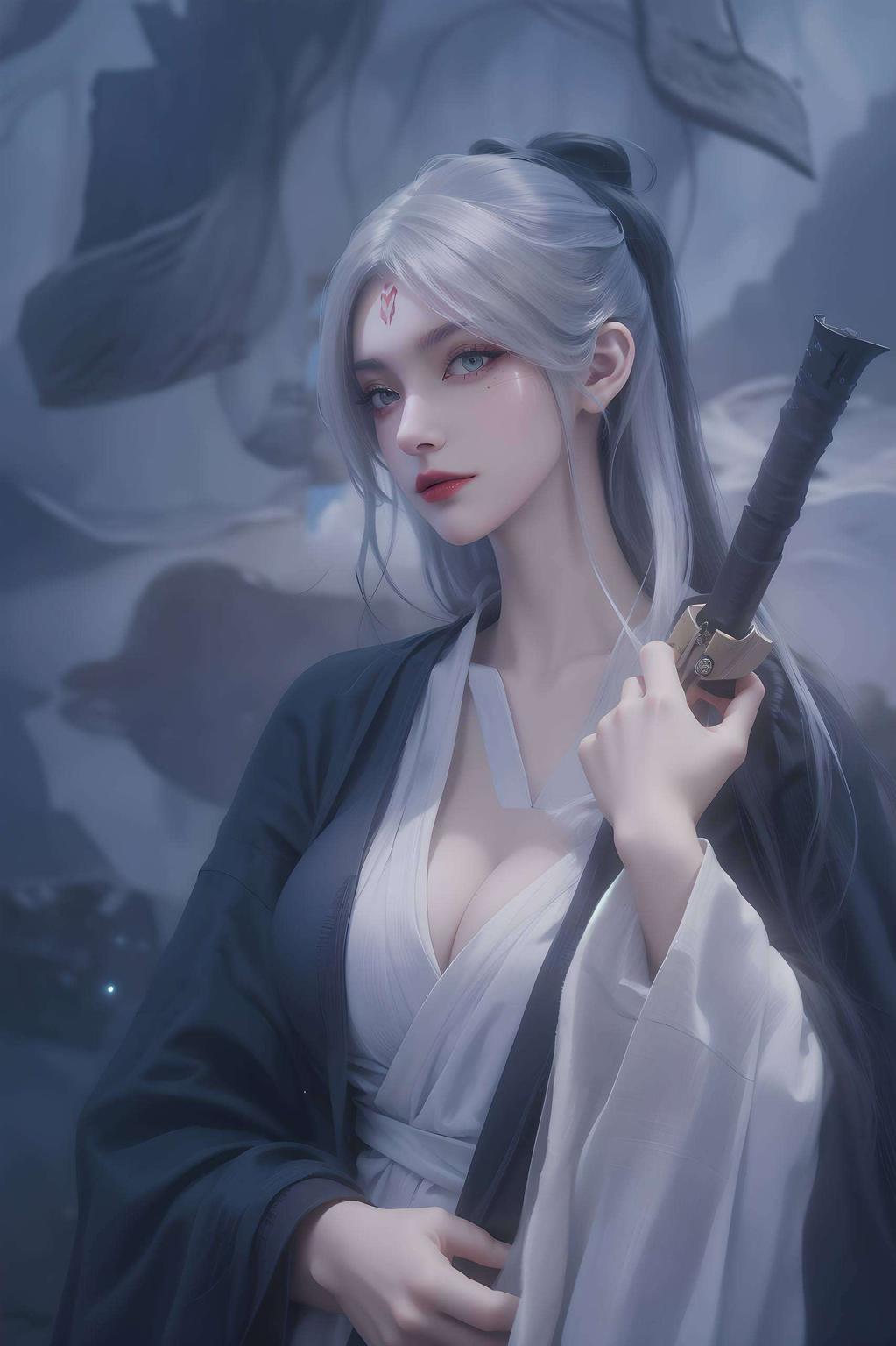 小白仙姿2K高清壁纸