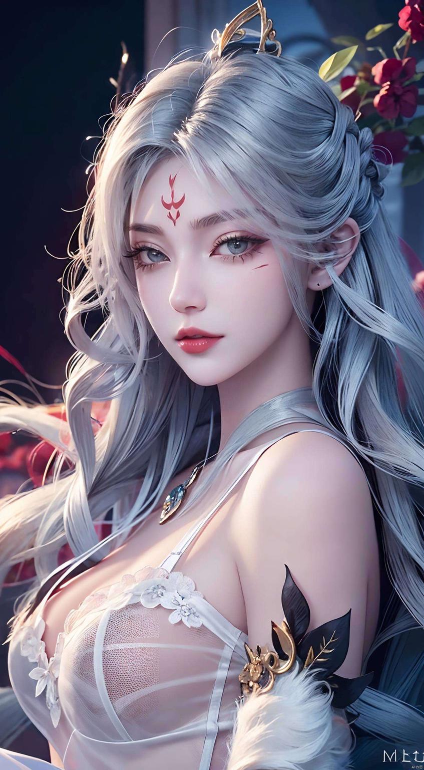 高清画质小白女神上线啦！这款诛仙小白壁纸