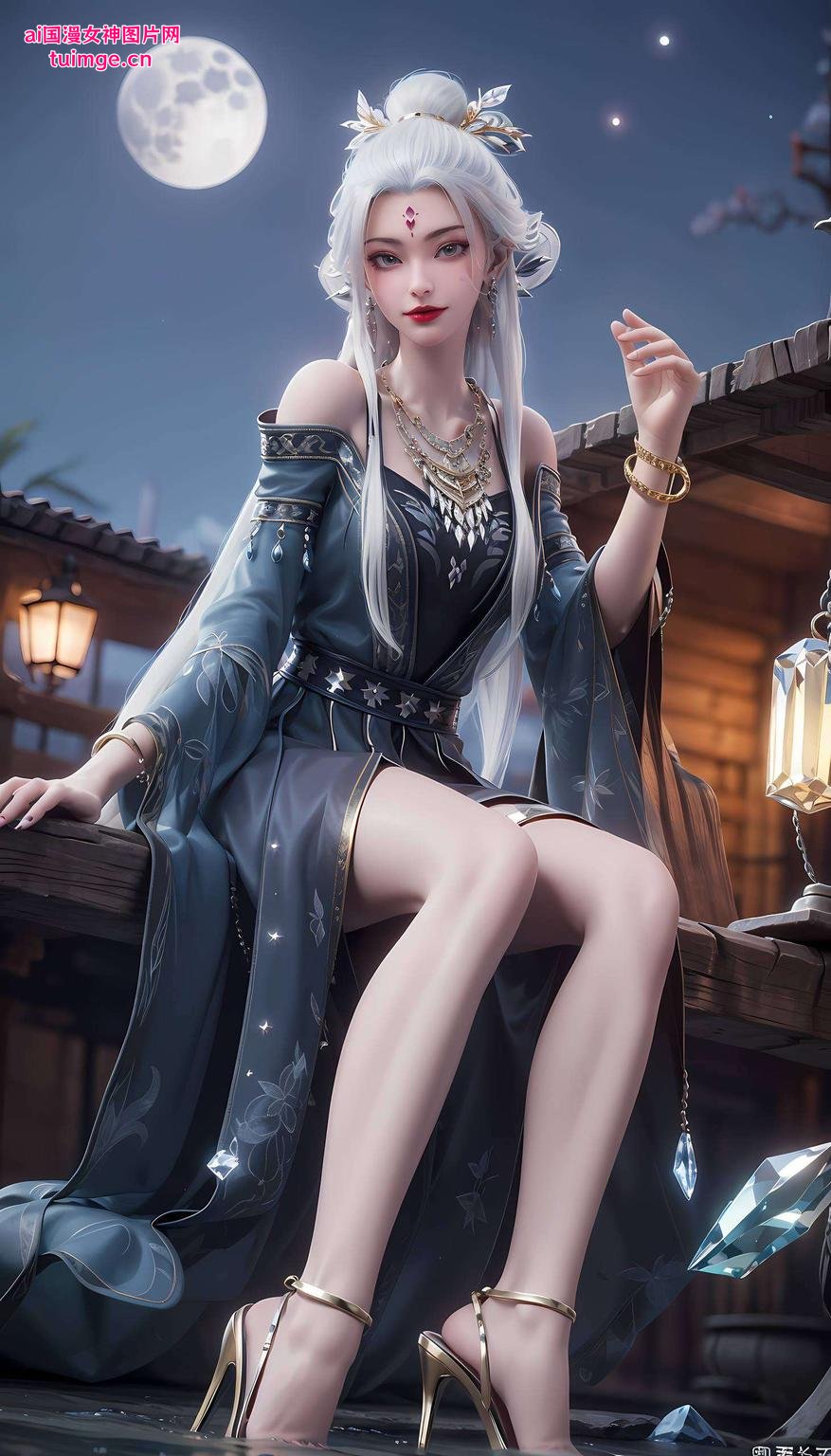 高清壁纸小白九尾狐