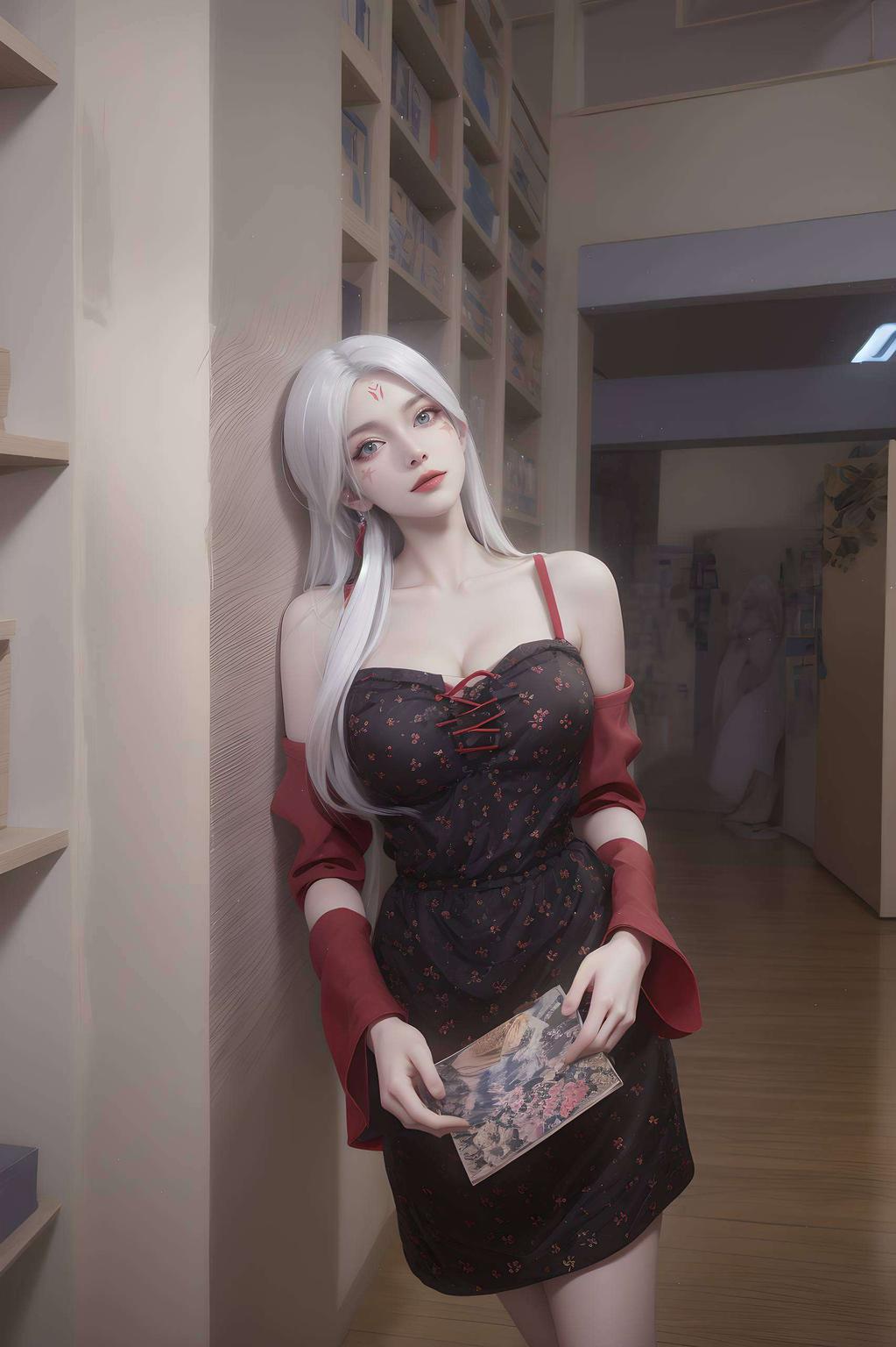 小白仙子翩翩舞高清壁纸美如画