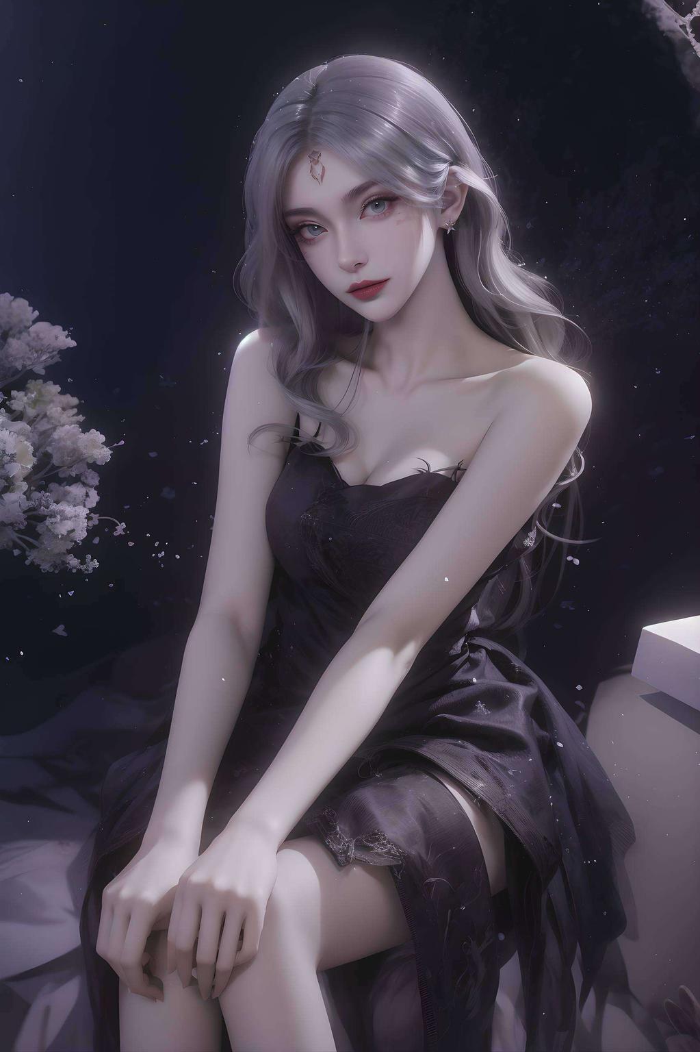 小白仙姿卓越3D壁纸映诛仙风情